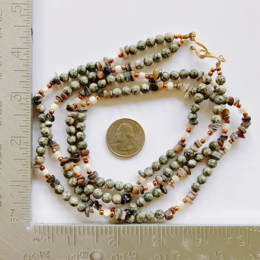 VTG Gemstone Necklace 23.5